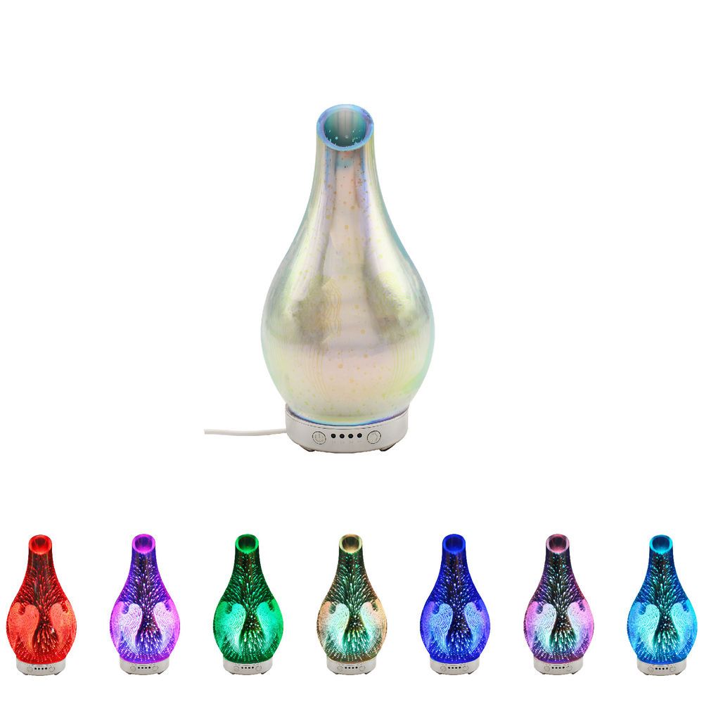 Aroma Oil Humidifier Colour Changing Lamp (Angel Wings)
